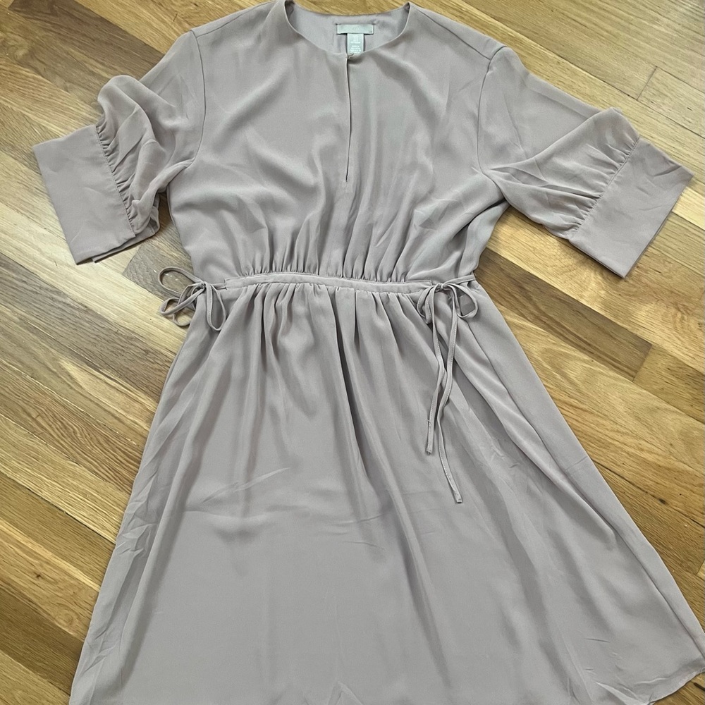 H&M Blush color dress with side ties- Size - M